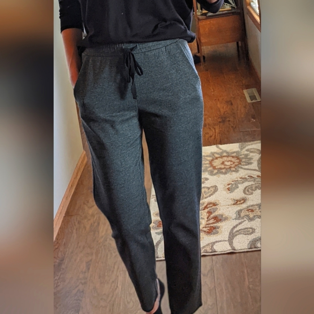 Plaid Jogger Trouser